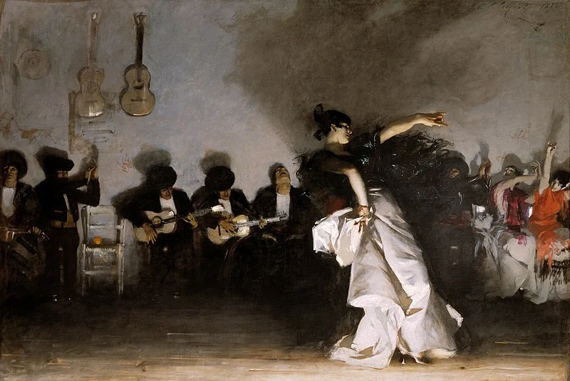 El Jaleo, a painting of flamenco dancer and guitarists by John Singer Sargent